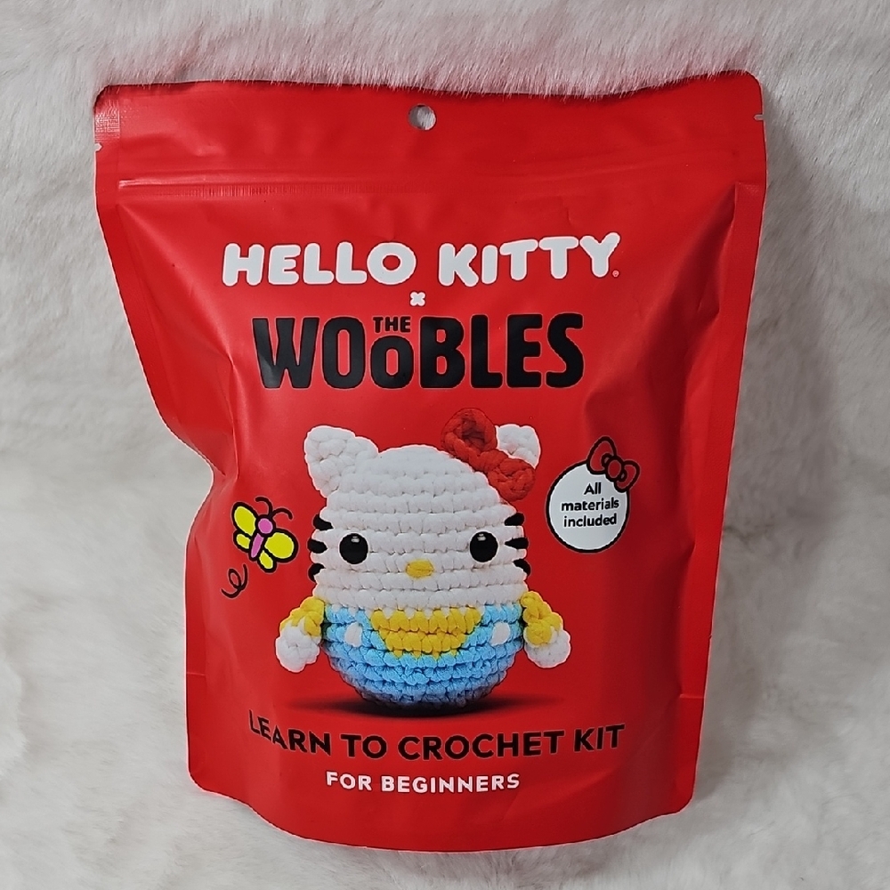 The Woobles Hello Kitty Crochet Kit For beginners